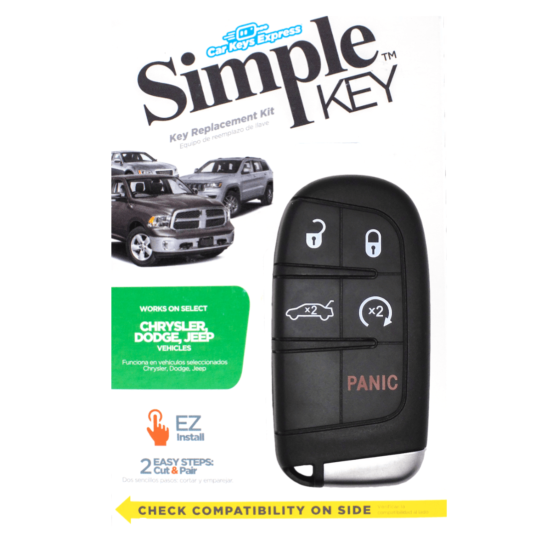 Chrysler, Dodge, Jeep and Ram Simple Key Programmer for Smart Key Fob (CDSK-E5TRZ0SK-KIT) - Tom's Key Company