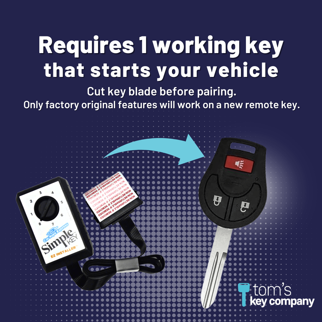 Nissan Simple Key Programmer (NISRK3SK-KIT) - Tom's Key Company