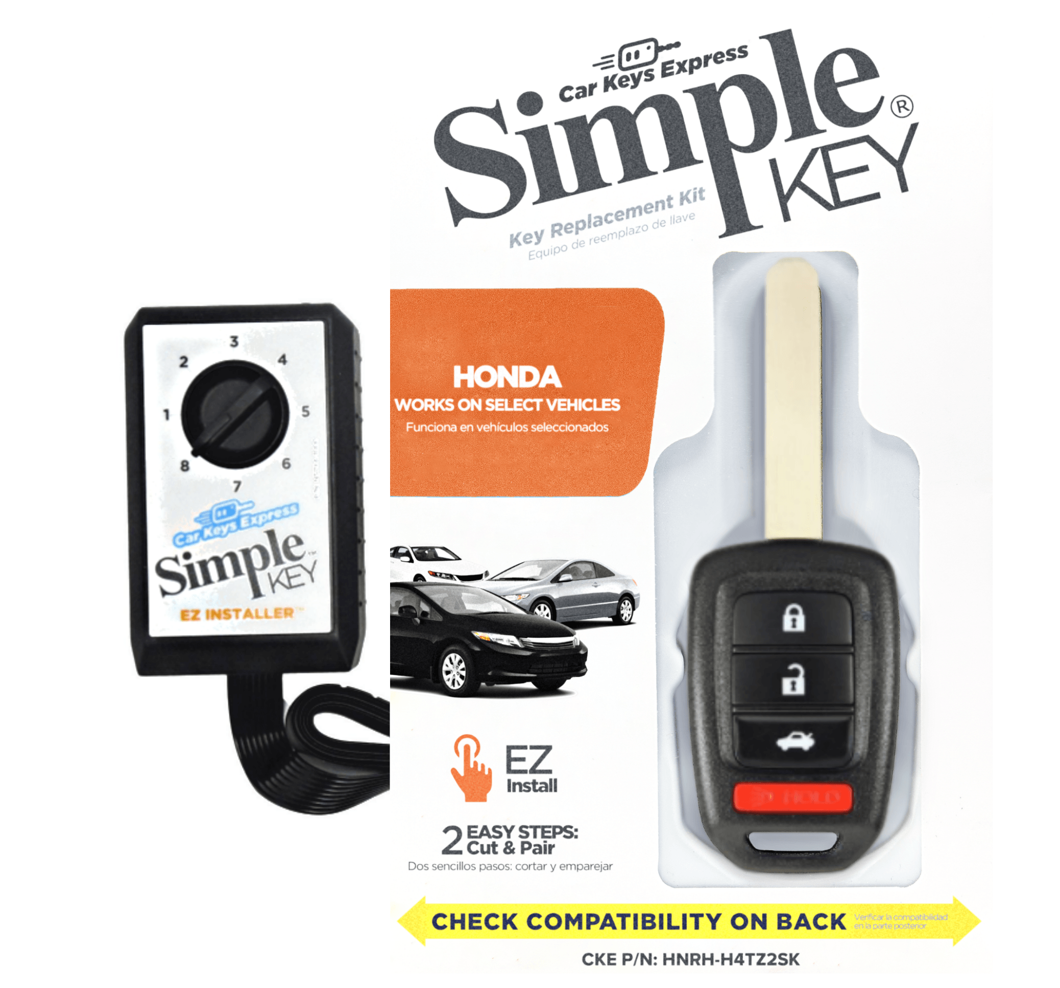 Simple Key Programming Kit - Honda Accord 2013-2015 & Honda Civic 2014-2015 - MLBHLIK6-1T-(HNRH-H4TZ2SK-KIT) - Tom's Key Company