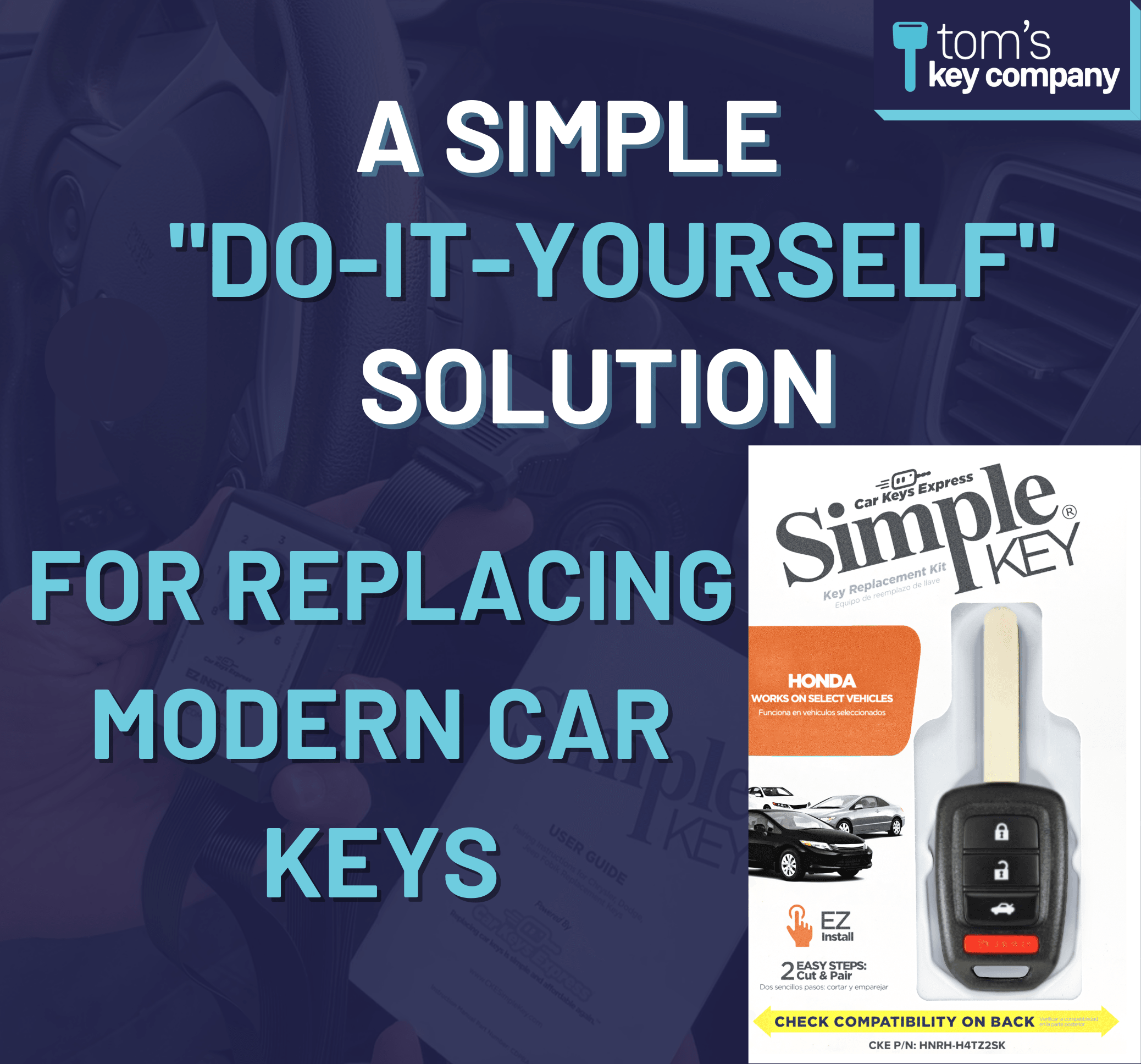 Simple Key Programming Kit - Honda Accord 2013-2015 & Honda Civic 2014-2015 - MLBHLIK6-1T-(HNRH-H4TZ2SK-KIT) - Tom's Key Company