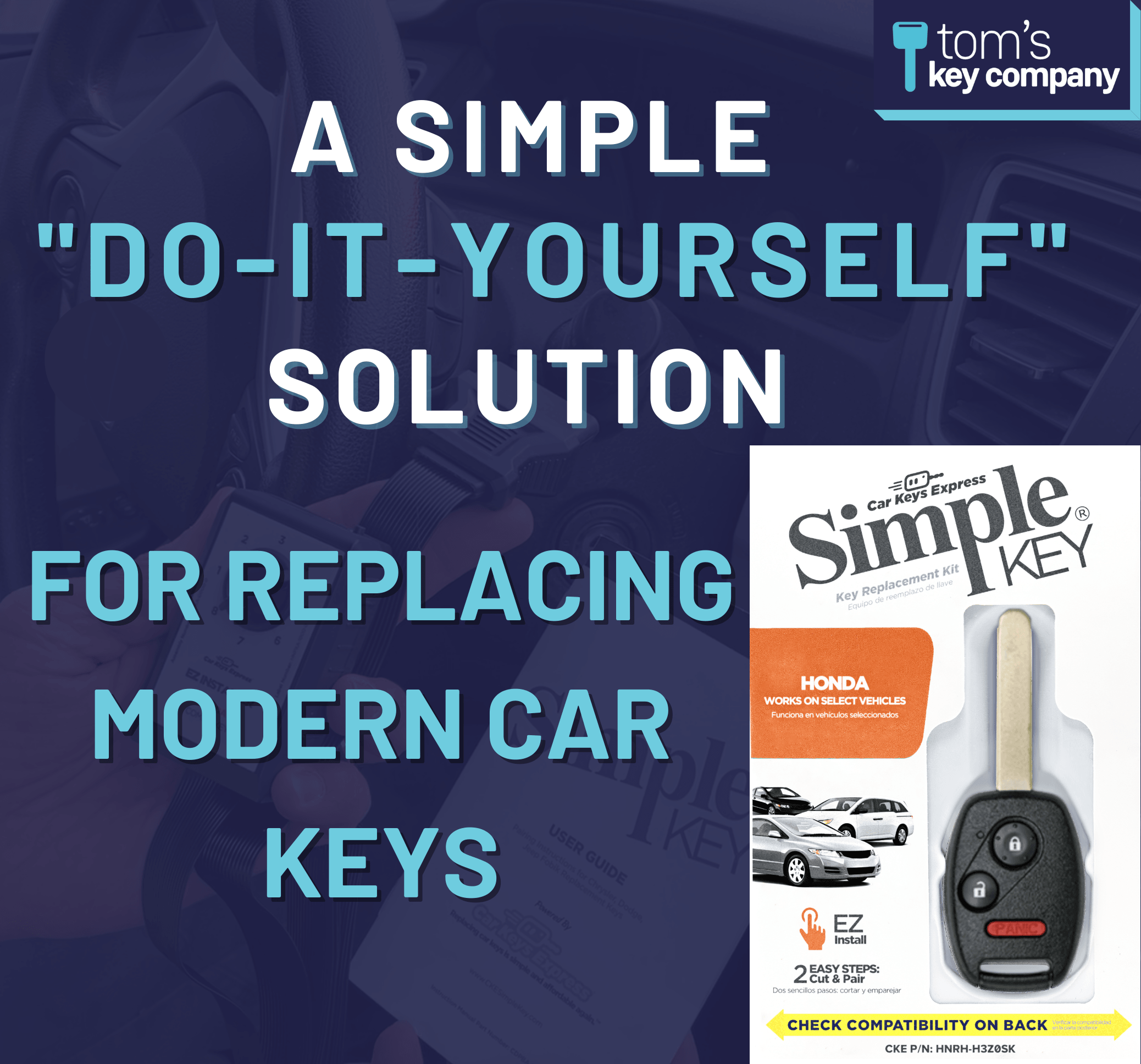 Simple Key Programming Kit - Honda Civic 2006-2011 & Honda Odyssey 2011-2017 N5F S0084A (HNRH-H3Z0SK-KIT) - Tom's Key Company