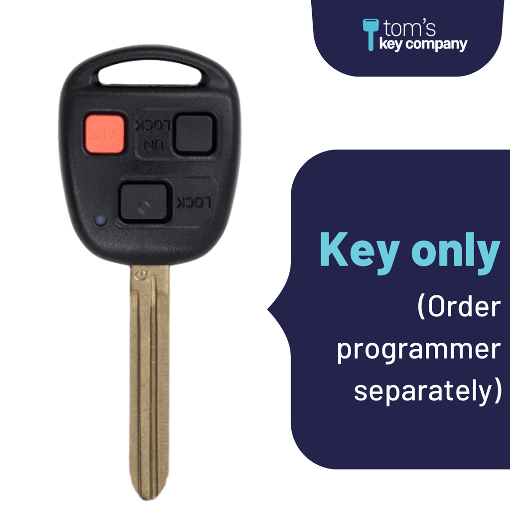 2010-2015 Toyota FJ Cruiser / 3-Button Remote Head / HYQ12BBT (G Chip)