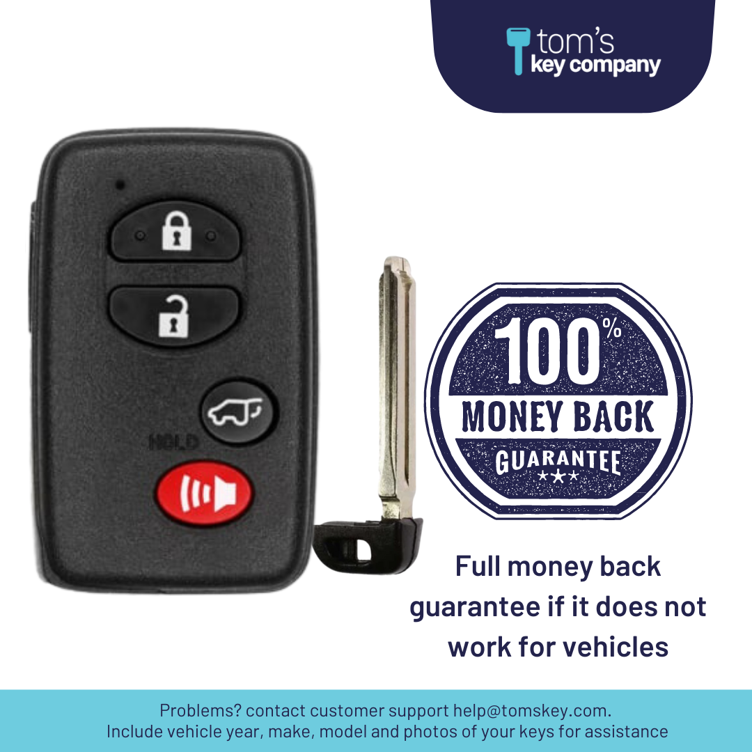2010-2017 Toyota Venza Smart Key FOB /4-Button (GNE 5290 Board) HYQ14ACX-4B-FOB - Tom's Key Company