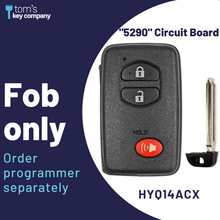 Load image into Gallery viewer, 2010-2019 Toyota 4Runner / 3-Button Smart Key FOB (HYQ14ACX-3B-FOB-BLACK) - Tom&#39;s Key Company