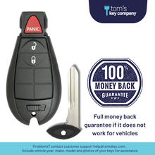 Load image into Gallery viewer, 2013-2017 Dodge Ram 3-Button Smart Key Fob (GQ453T-3B-FOB) - Tom&#39;s Key Company