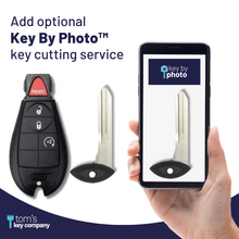 Load image into Gallery viewer, 2013-2017 Dodge Ram 4-Button Smart Key Fob (GQ453T-4B-FOB) - Tom&#39;s Key Company