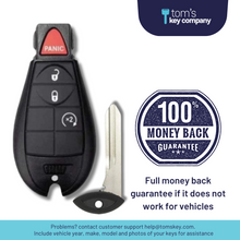 Load image into Gallery viewer, 2013-2017 Dodge Ram 4-Button Smart Key Fob (GQ453T-4B-FOB) - Tom&#39;s Key Company
