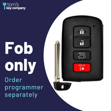 Load image into Gallery viewer, 2013-2018 Toyota RAV4 Smart Key, Push Button Start Keyless Remote FOB (HYQ14FBA-4B-G0020-FOB-RAV4 ) - Tom&#39;s Key Company