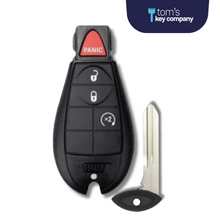 Load image into Gallery viewer, 4 Button Chrysler Dodge Ram Smart Key Fob (IYZC01C-4B-RS-FOB) - Tom&#39;s Key Company
