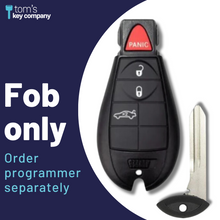 Load image into Gallery viewer, 4 Button Chrysler Dodge Ram Smart Key Fob (IYZC01C-4B-T-FOB) - Tom&#39;s Key Company