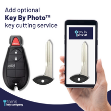 Load image into Gallery viewer, 4 Button Chrysler Dodge Ram Smart Key Fob (IYZC01C-4B-T-FOB) - Tom&#39;s Key Company