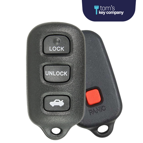 4 Button Keyless Entry Remote Car Key FOB for Select Toyota Vehicles (GQ43VT14T-4B) - Tom's Key Company