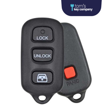Cargar imagen en el visor de la galería, 4 Button Keyless Entry Remote Car Key FOB for Select Toyota Vehicles (HYQ12BBX-4B) - Tom&#39;s Key Company