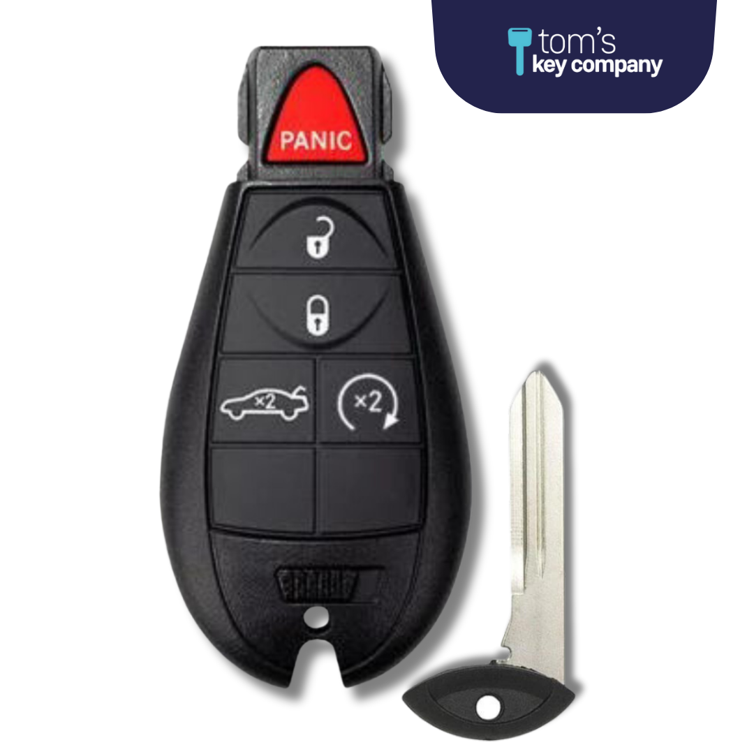 5 Button Chrysler Dodge Ram Smart Key Fob (IYZC01C-5B-RST-FOB) - Tom's Key Company