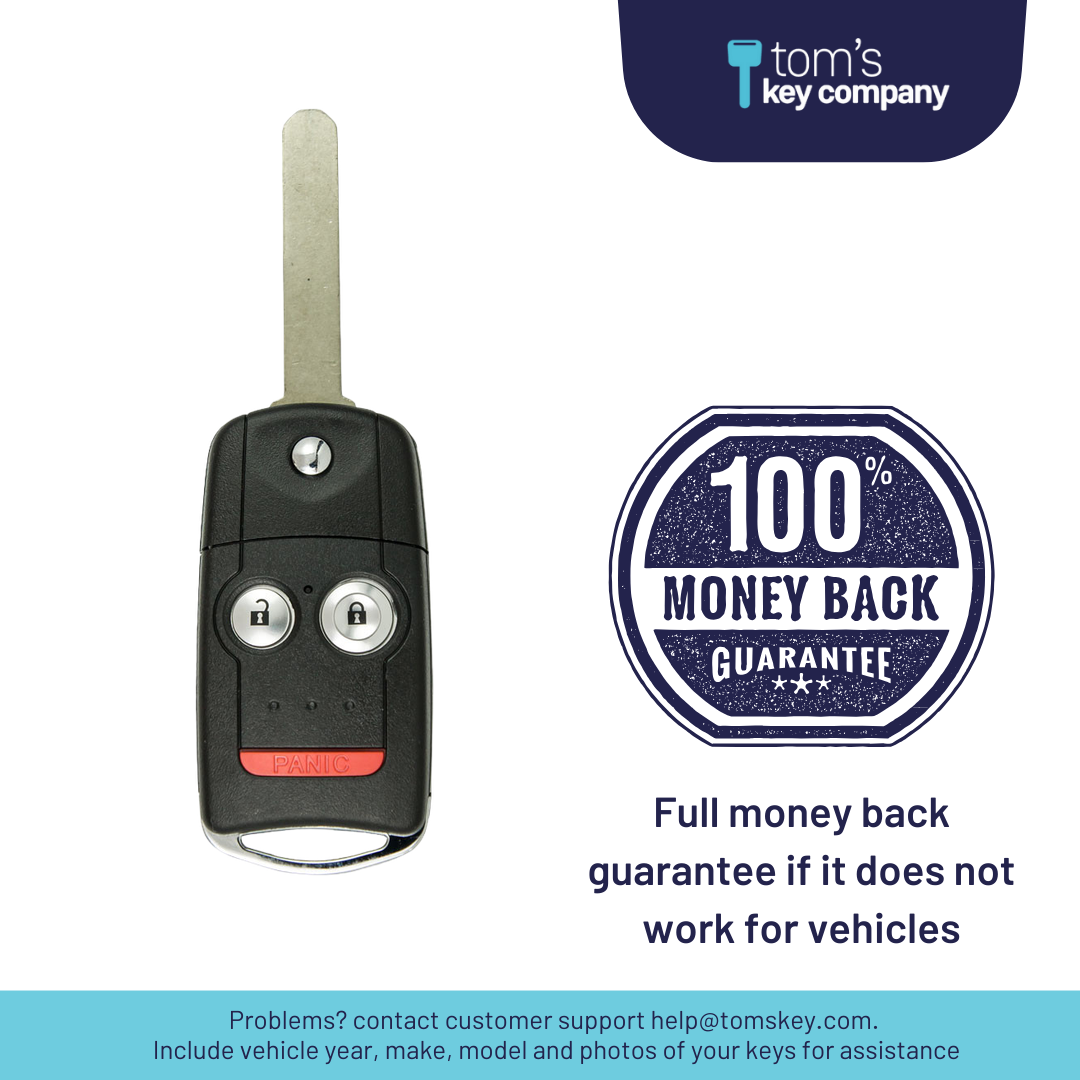 Ultimate Remote Key Bundle with Programming Tool, Aftermarket 3-Button Remote Key and Key By Photo for Select Acura Vehicles (ACUCK-3B-888-K-UKB)