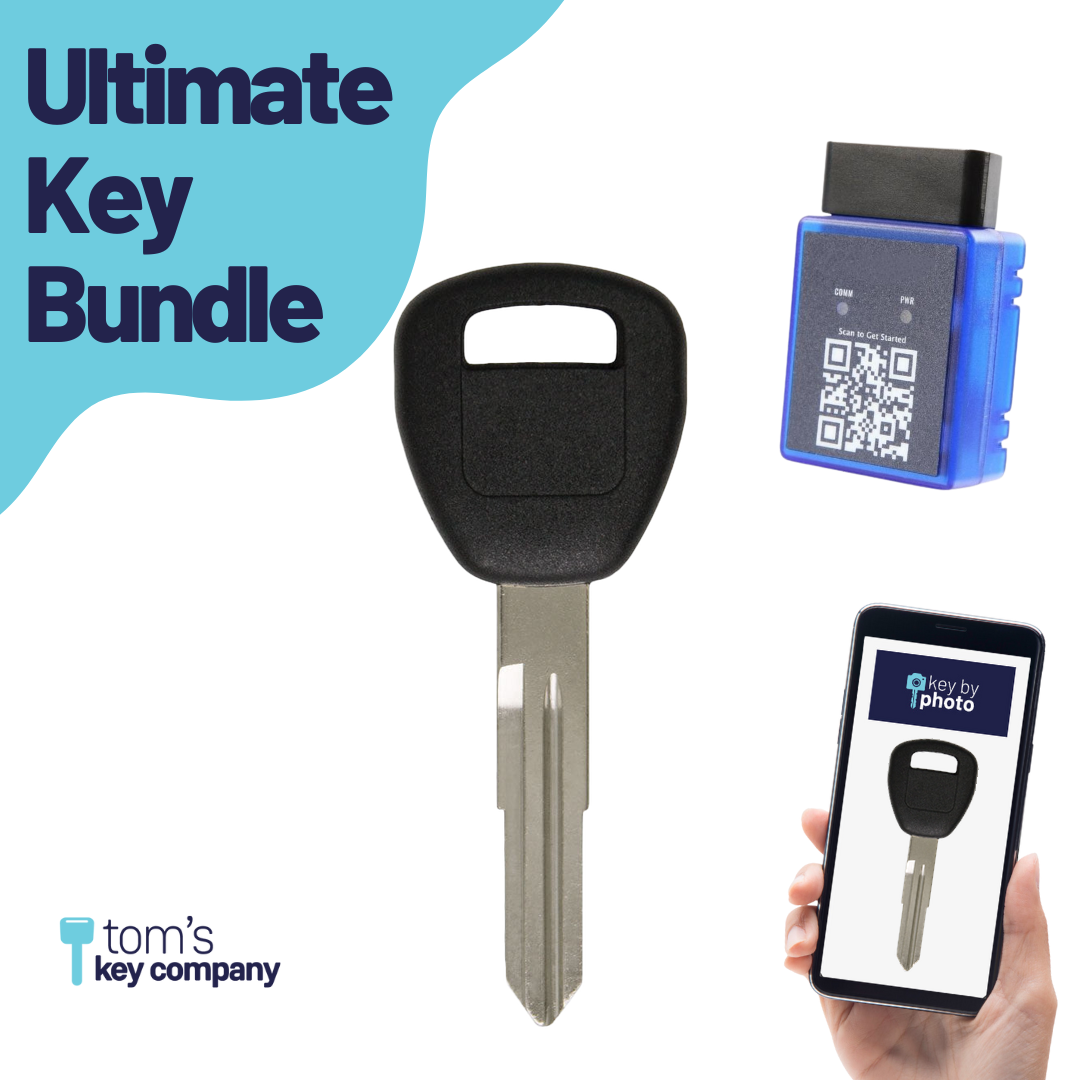 Ultimate Key Bundle with Programming Tool, Aftermarket Transponder Key and Key By Photo for Select Acura and Honda Vehicles (ACUKEY-HD106-UKB)