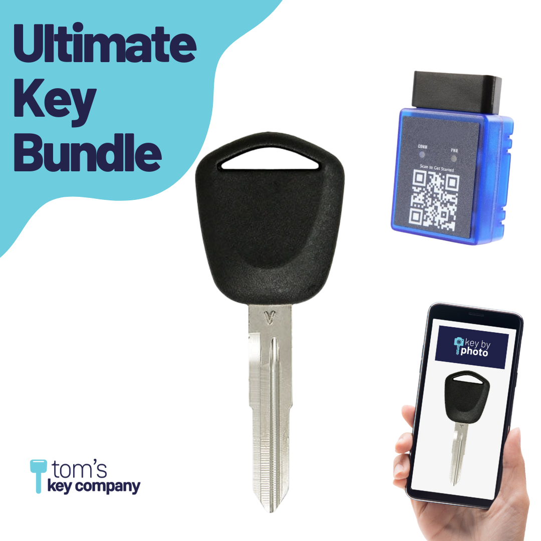 Ultimate Key Bundle with Programming Tool, Aftermarket Transponder Key and Key By Photo for Select Acura Vehicles (ACUKEY-HD111-UKB)