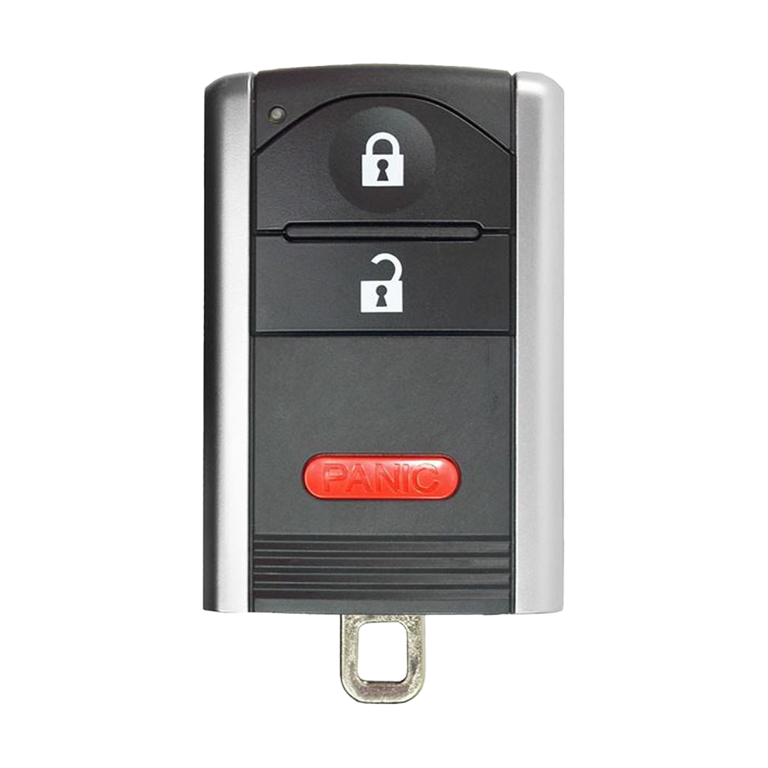 Like New Refurbished 3-Button Smart Key Fob with Lock, Unlock, Panic for Select Acura Vehicles (ACUSK-3B-909-RC-K)