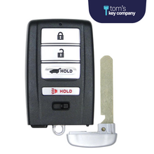 Cargar imagen en el visor de la galería, Acura MDX &amp; RDX 4-Button Smart Key with Trunk Release (ACUSK-4B-KR5V1X)