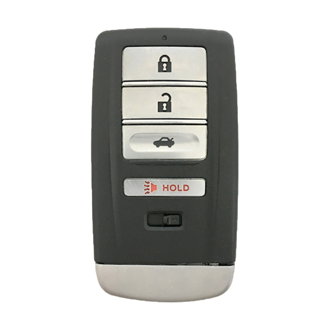 Like New Refurbished 4-Button Smart Key Fob with Lock, Unlock, Trunk, Panic for Select Acura Vehicles (ACUSK-4B-TR-917-REF-K)