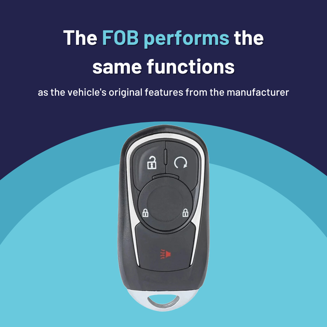 Ultimate Smart Key Bundle with Programming Tool, Aftermarket 4-Button Smart Key Fob and Key By Photo for Select Buick Vehicles (BUISK-4B-936-K-UKB)