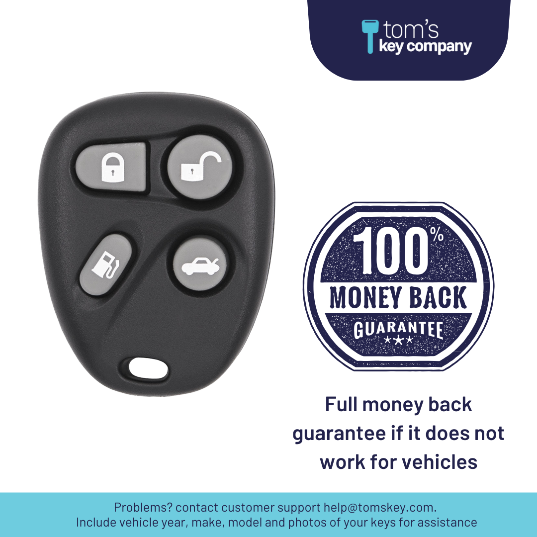 Ultimate Remote FOB Bundle with Programming Tool and Aftermarket 4 Button Remote FOB for Select Cadillac Vehicles (CADFOB-4B-105-K-UKB)