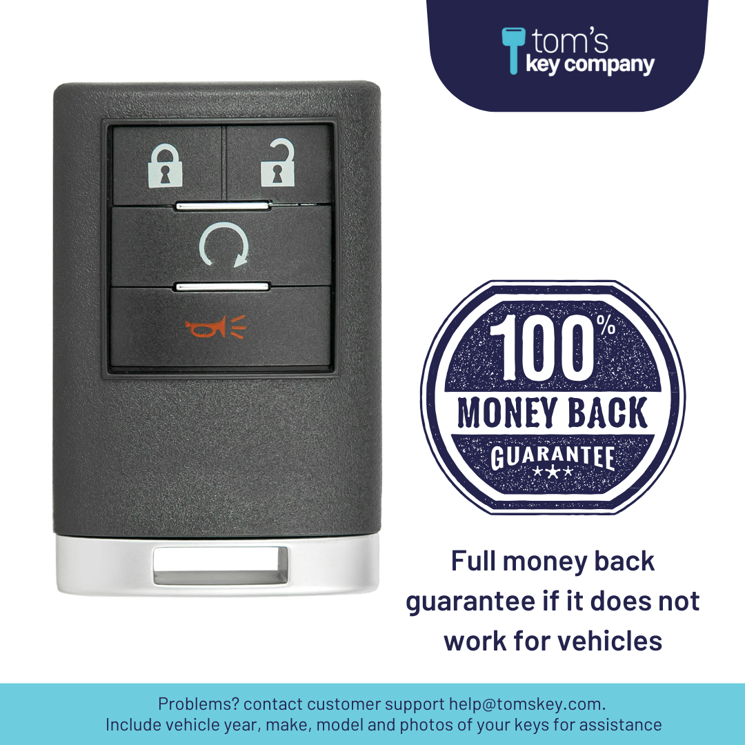 Ultimate Remote FOB Bundle with Programming Tool and Aftermarket 4 Button Remote FOB for Select Cadillac Vehicles (CADFOB-4B-147-K-UKB)