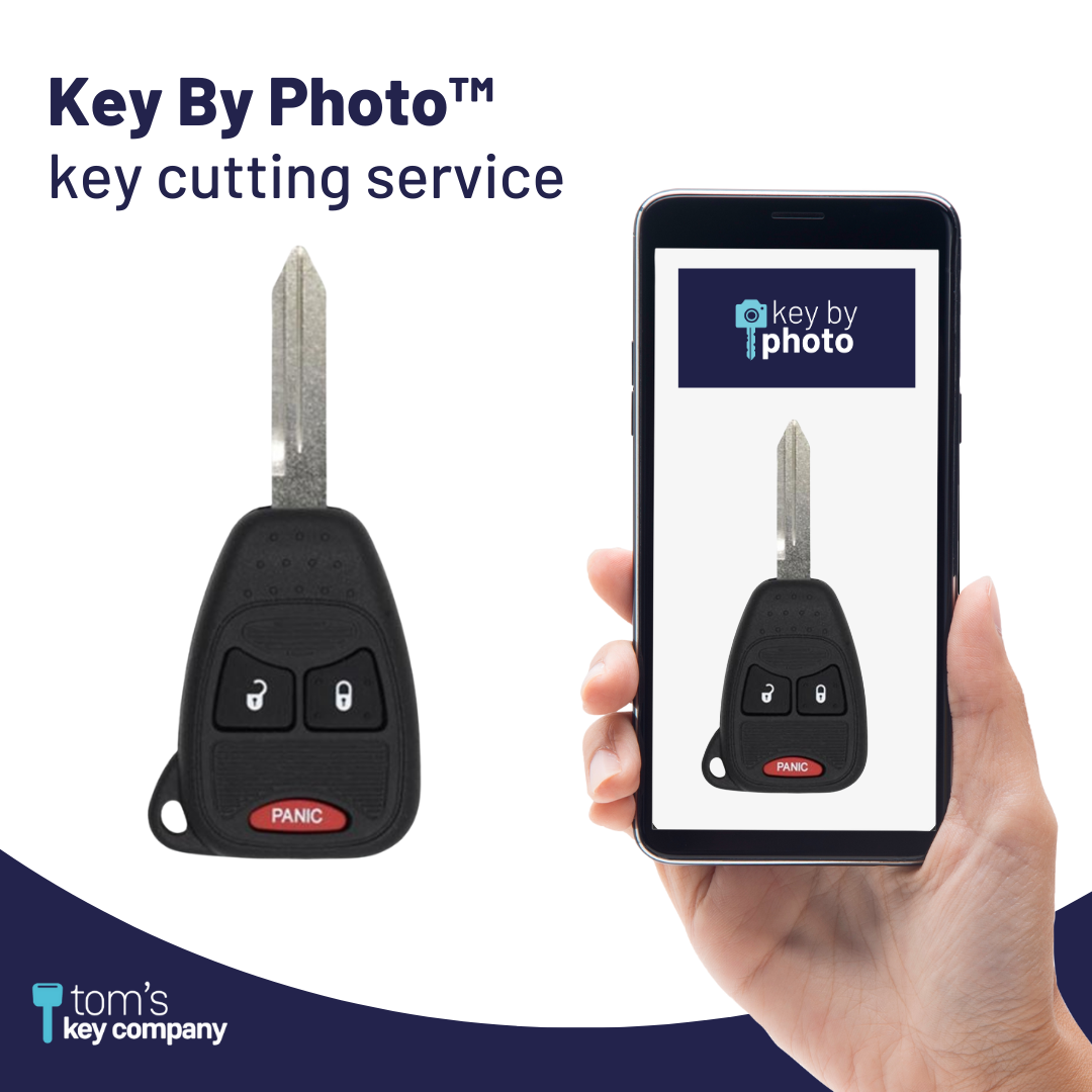 Ultimate Key Bundle DIY Car Key Replacement Kit with SimpleKey™ Programmer & Key By Photo™ Service | Chrysler, Dodge, and Jeep with 3 Button Remote Key