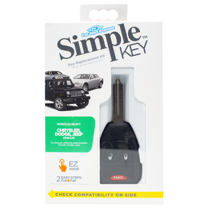 Chrysler, Dodge, and Jeep Simple Key Programmer for Key with 3 Button Remote (CDRH-E3Z0SK-KIT)