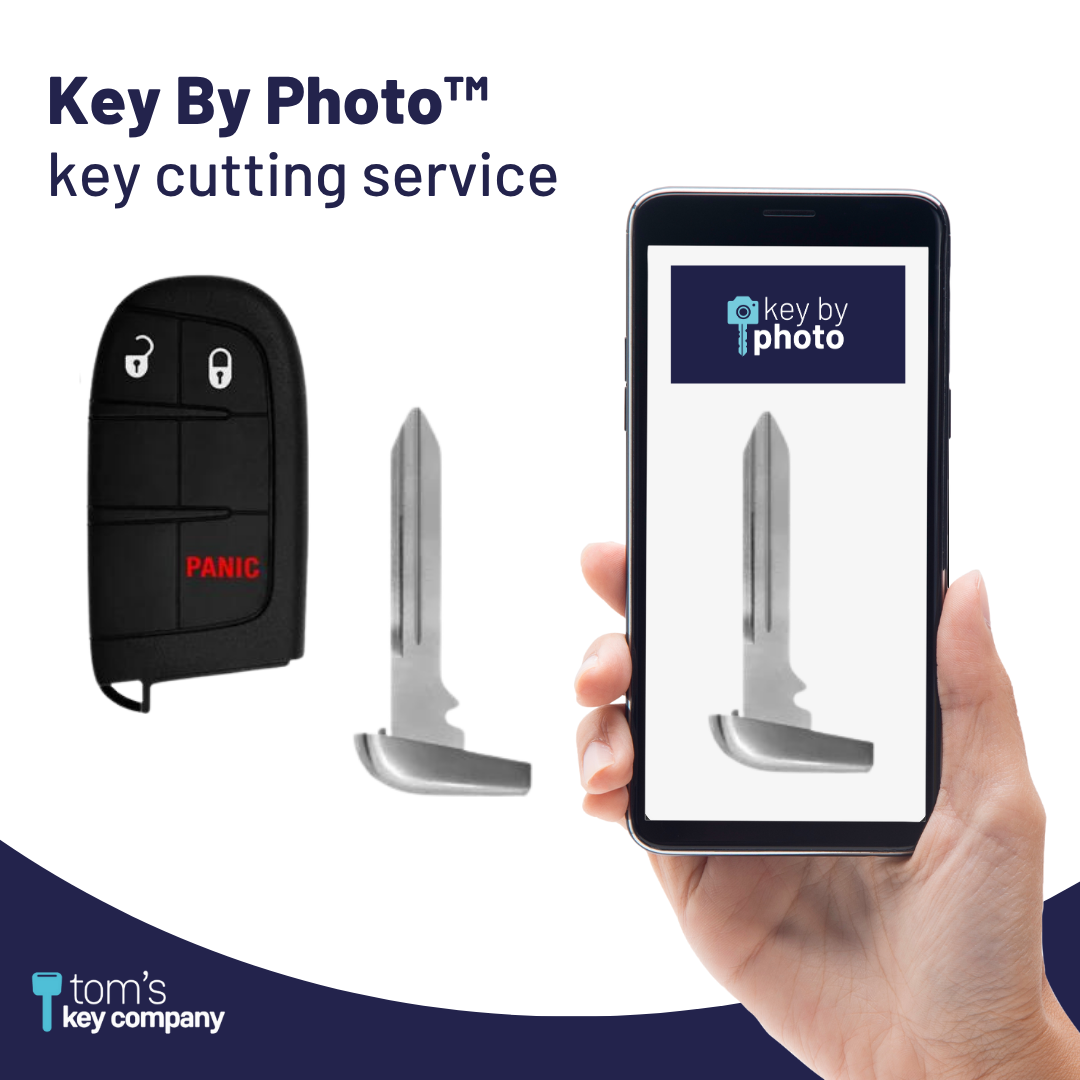 Ultimate Key Bundle DIY Car Key Replacement Kit with SimpleKey™ Programmer & Key By Photo™ Service | Select Chrysler, Dodge, Jeep and Ram with 3 Button Smart Key (CDSK-E3Z0SK-KBP-UKB)