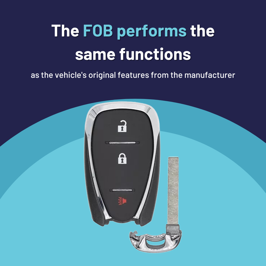 Ultimate Smart Key Bundle with Programming Tool, Aftermarket 3-Button Smart Key Fob and Key By Photo for Select Chevrolet Vehicles (CHESK-3B-922-K-UKB)