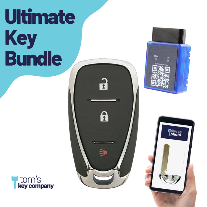Ultimate Smart Key Bundle with Programming Tool, Refurbished 3-Button ...