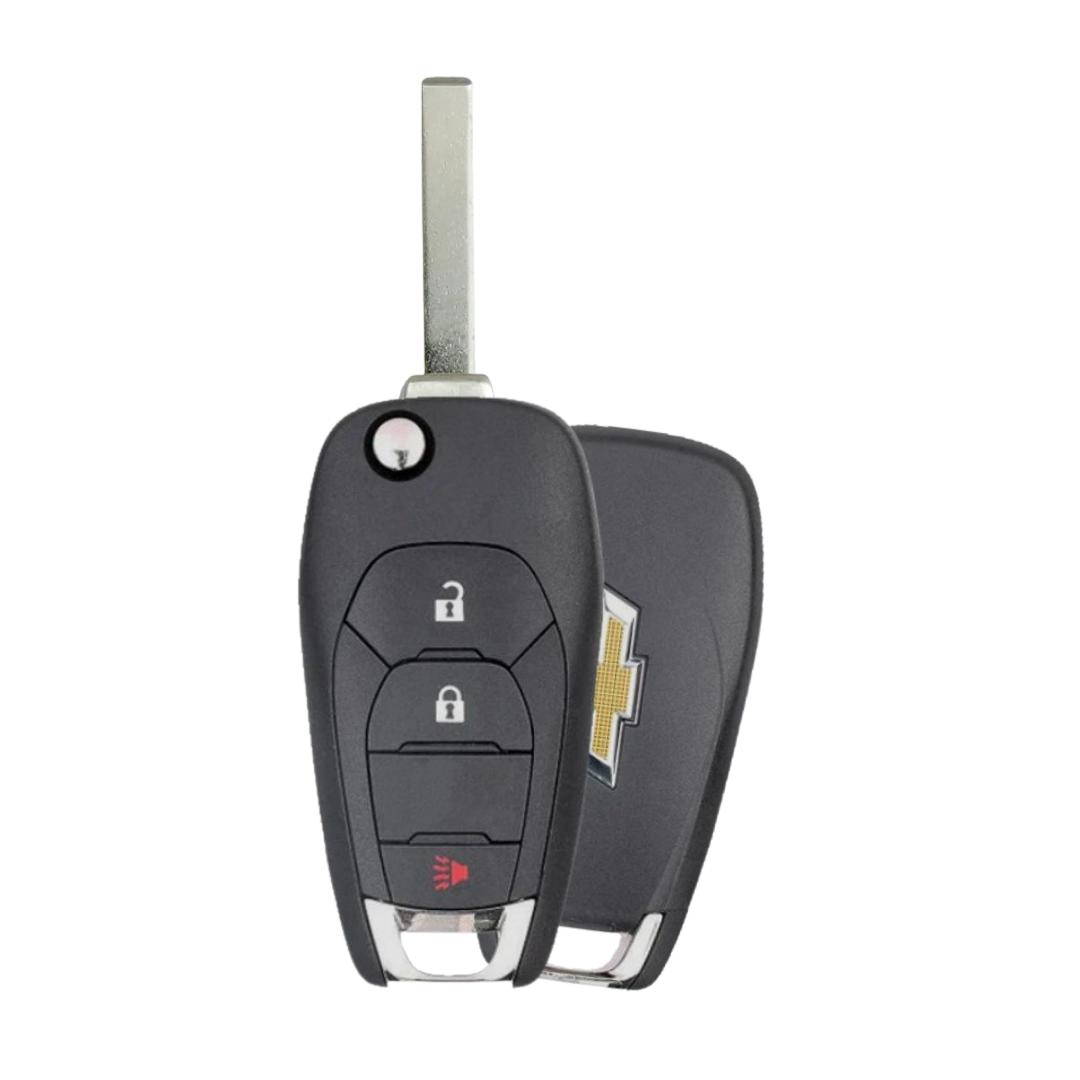 Like New Refurbished 3-Button Flip Key with for Select Chevrolet Vehicles (CHEVFLP-3B-T004)