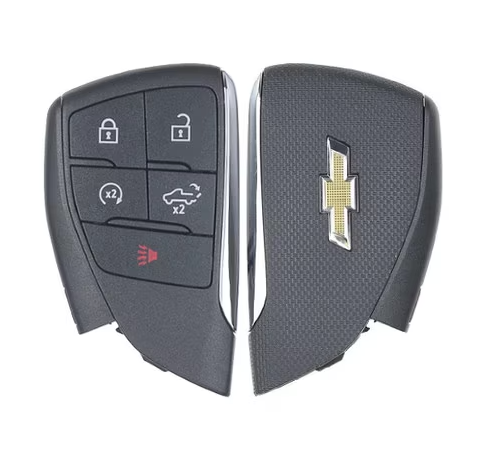 Like New Refurbished OEM 5 Button Smart Key with Tailgate Release and Remote Start for Select Chevrolet Vehicles (CHEVSK-5B-RS-TR-YGOG21TB2-REFURB)