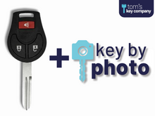 Load image into Gallery viewer, Nissan 3 Button (CWTWB1U751-3B) with Included Key By Photo