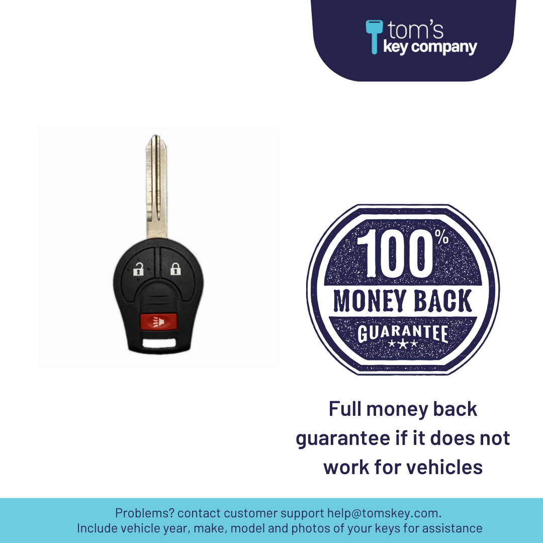 Ultimate Remote Key Bundle with Programming Tool, Aftermarket 3-Button Remote Key and Key By Photo for Select Nissan Vehicles (CWTWB1U751-3B-UKB)