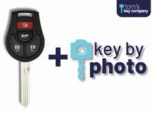 Load image into Gallery viewer, Nissan 4 Button (CWTWB1U751-4B) with Included Key By Photo