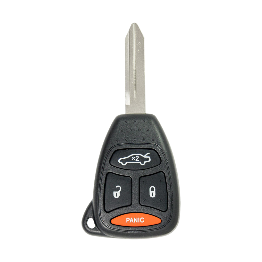 Brand New Aftermarket 4-Button Remote Key with Lock, Unlock, Remote Start, Panic for Select Dodge Vehicles (DODCK-4B-TR-871-K)