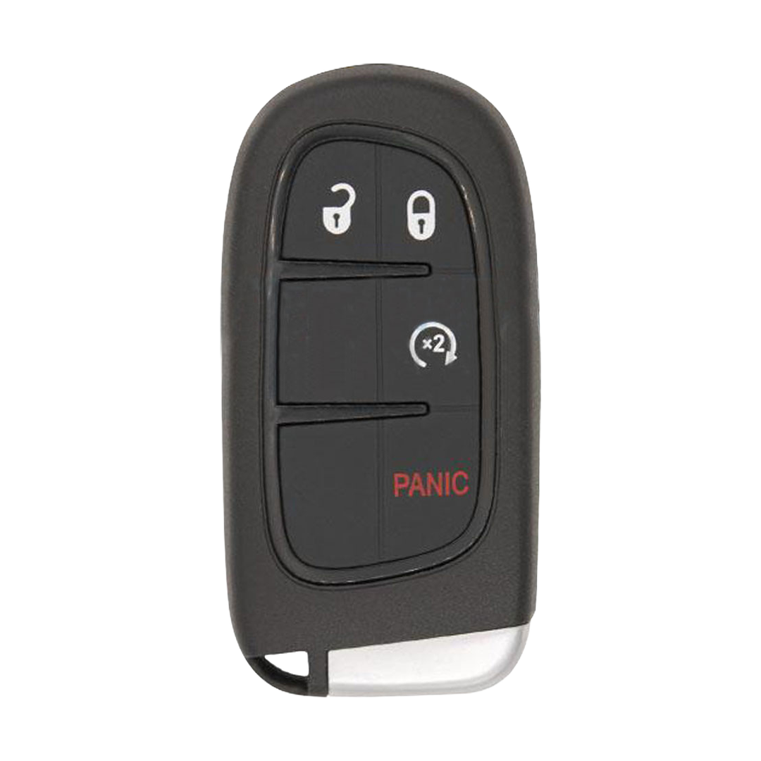 Like New Refurbished 4-Button Smart Key Fob with Lock, Unlock, Remote Start, Panic for Select Dodge and RAM Vehicles (DODSK-4B-607-K)