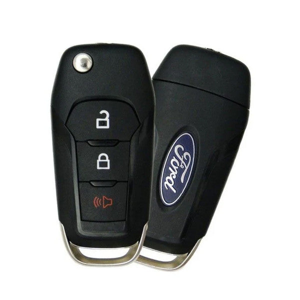 Like New Refurbished OEM 3 Button Flip Key for Select Ford Vehicles (FORFK-3B-FLP-N5F-A08TBLP-REFURB)