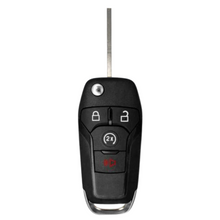 Load image into Gallery viewer, Ford Aftermarket Keyless Entry Flip Key 4-Button with Remote Start (FORFK-4B-RS-FLP)