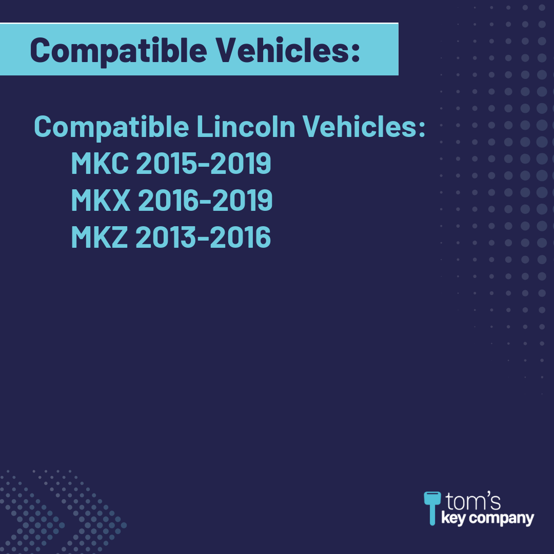 Brand New Aftermarket Transponder Key for Select Lincoln Vehicles (FORKEY-128-HS)