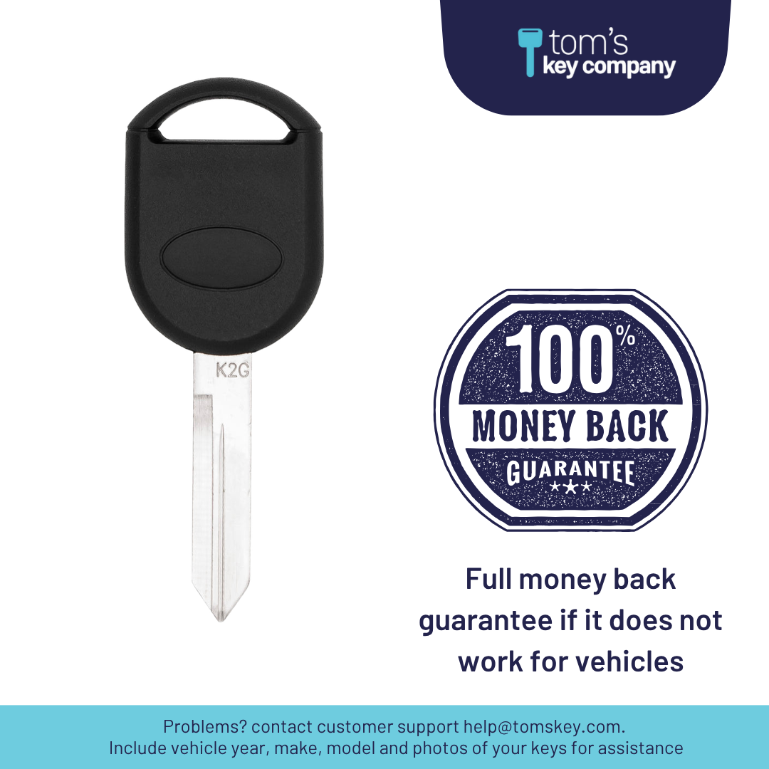 Brand New Aftermarket Transponder Key for Select Ford, Lincoln and Mercury Vehicles (FORKEY-4D63)