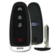 Cargar imagen en el visor de la galería, Refurbished Ford 4-Button Smart Key with Remote Start (FORPSK-4B-RS-OEM-PDL-REFURB)
