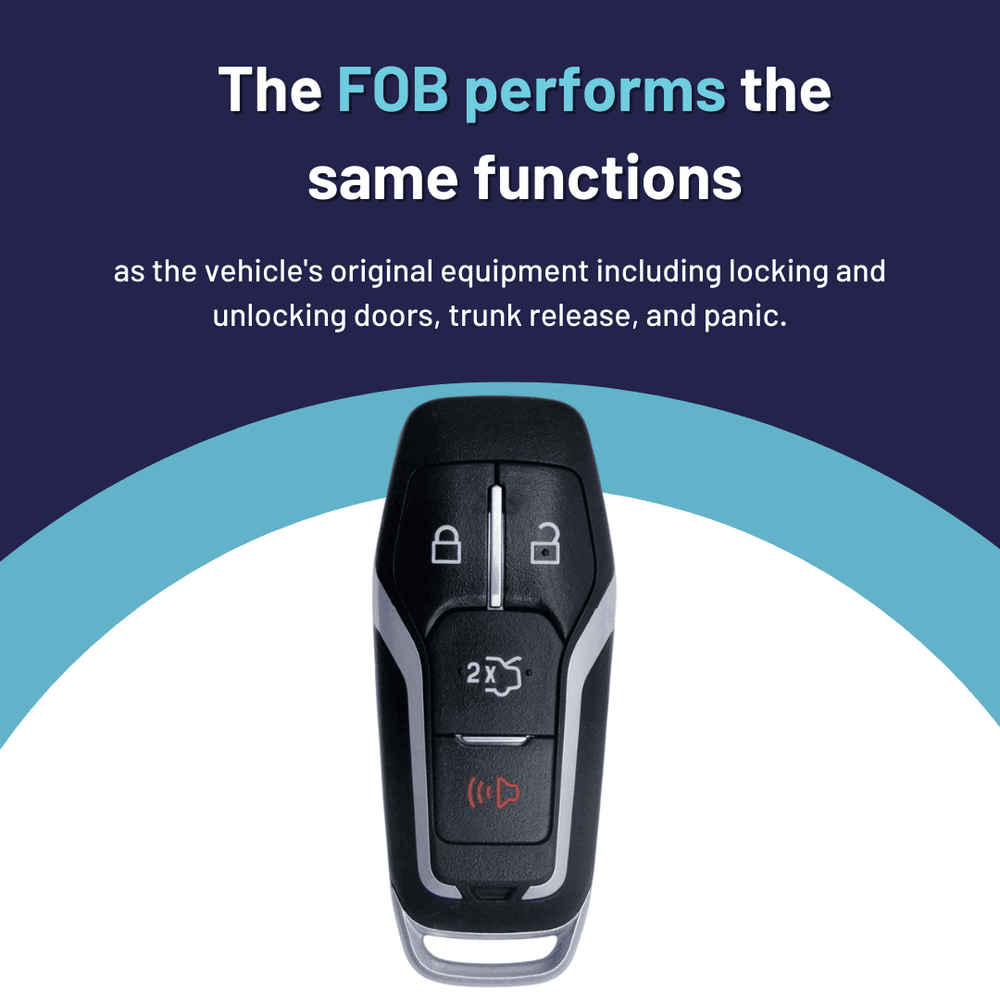 Ford Aftermarket 4-Button Smart Key with Trunk Release (FORSK-TR-4B-FO ...