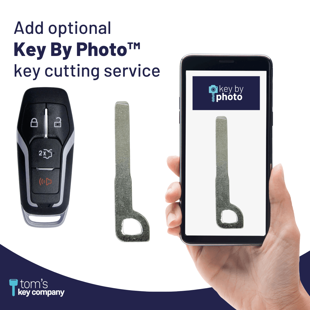 Ford Aftermarket 4-Button Smart Key with Trunk Release (FORSK-TR-4B-FOB-TMB)