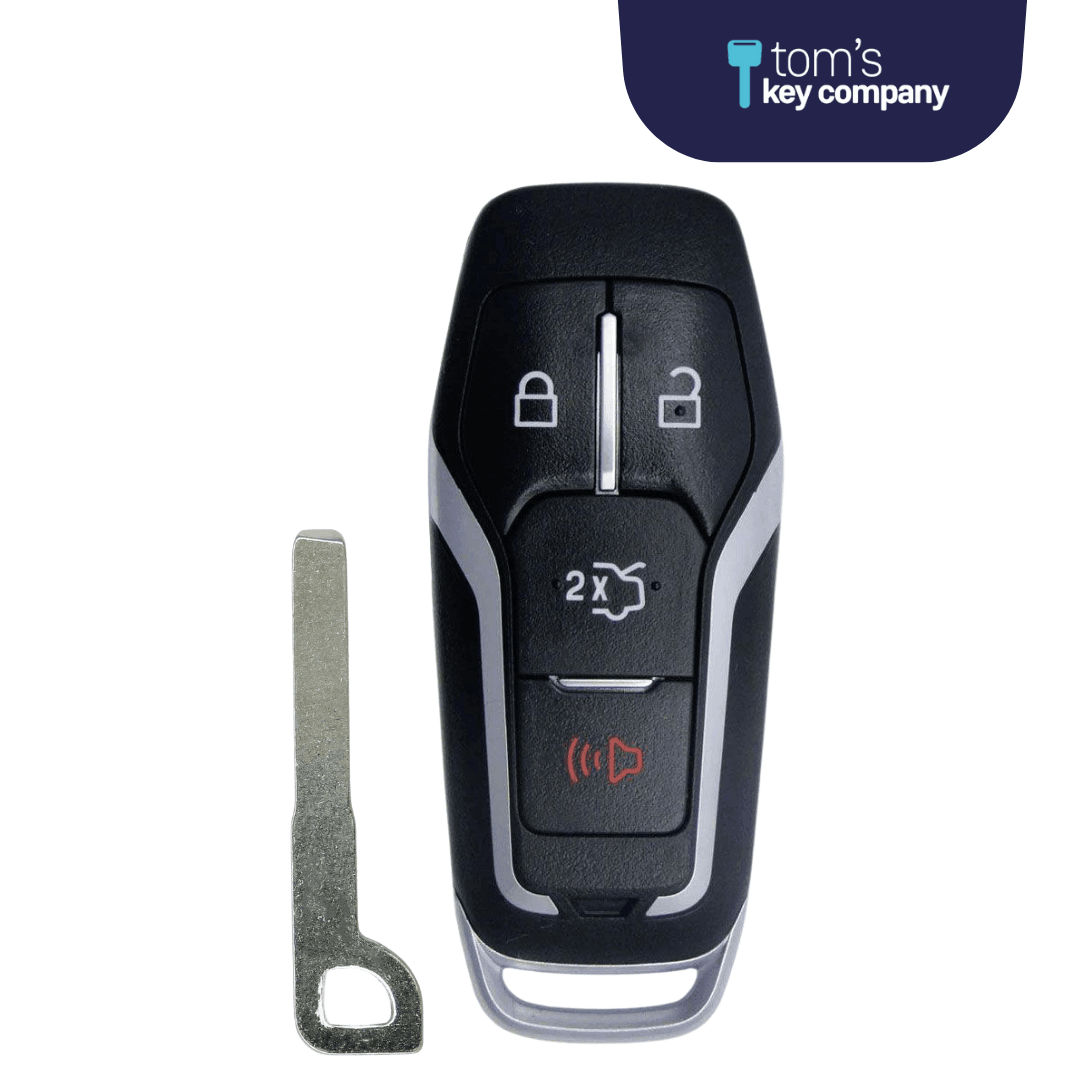 Ford Aftermarket 4-Button Smart Key with Trunk Release (FORSK-TR-4B-FOB-TMB)