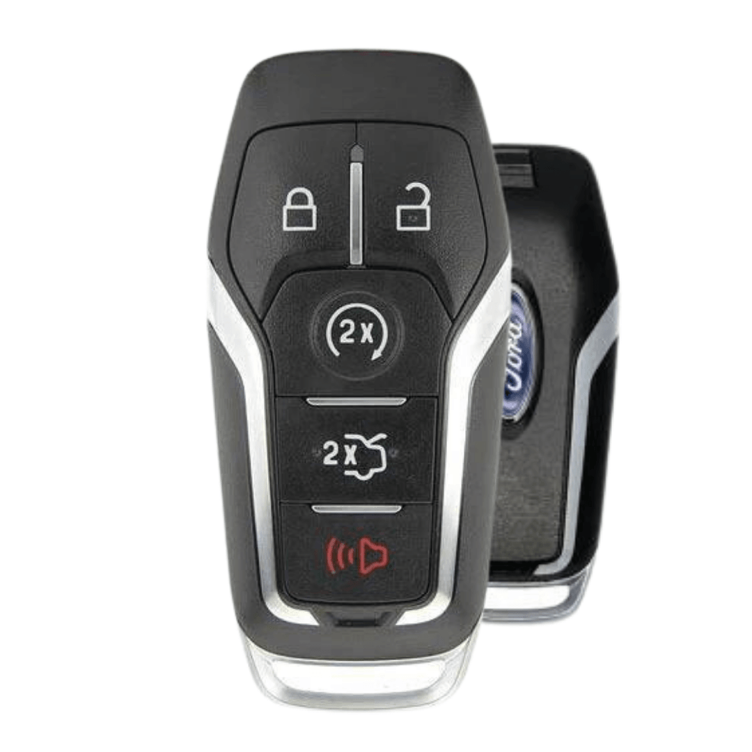 Ford OEM Logo 5-Button Smart Key with Remote Start and Trunk Release (