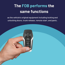 Load image into Gallery viewer, Ford OEM Logo 5-Button Smart Key with Remote Start and Trunk Release (FORSK-TRS-5B-OEM-TMB-LOGO)