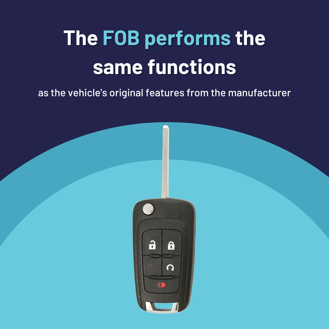 Ultimate Remote Key Bundle with Programming Tool, Aftermarket 4-Button Remote Key and Key By Photo for Select GMC Vehicles (GMC-4B-802-K-UKB)